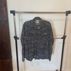 Men's Black Paisley Shirt lucky brand